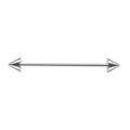 Arrow piercing industriale punta piercing industriale 14G 16G bilanciere in titanio