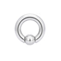 Stor gauge ørering septum piercing nese piercing titan captive perle ring 4G 6G 8G