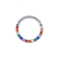 Anillos de tabique de colores elegantes, calibre 16