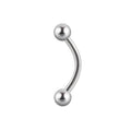 Gebogen halterpiercing ASTM F136 titanium van implantaatkwaliteit