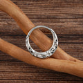 Geslagen septumring gemaakt van titanium 16G daith ring