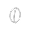 Dobbel nesepiercing hoop minimalistisk og enkel titan hoop øredobb