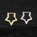 Piercing daith a stella semplice e carino in titanio 16G