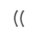 Aste per barbell curve filettate internamente 14G 16G 10 pezzi aste per barbell banana