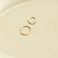 14K gold nose ring simple and minimalist Rosery Poetry