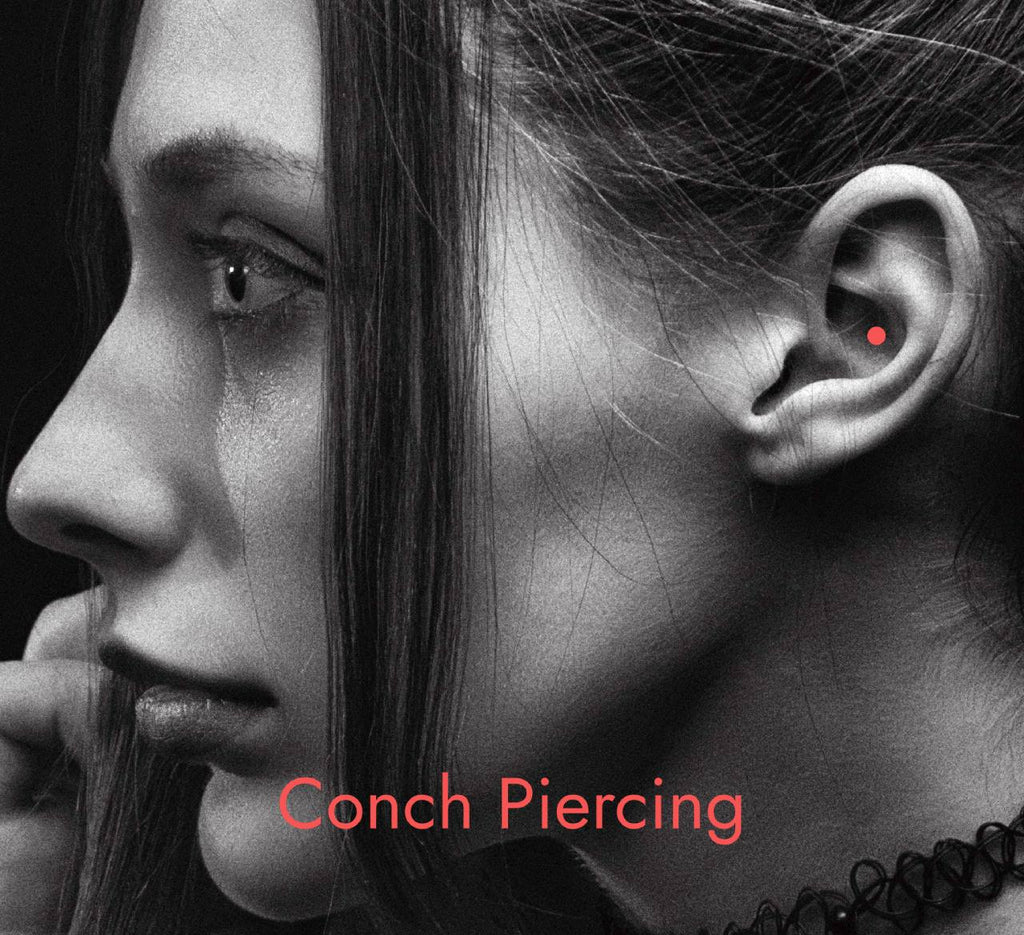 Conch Piercing: plaatsing, pijn, genezing, kosten, sieraden, nazorg, voor- en nadelen