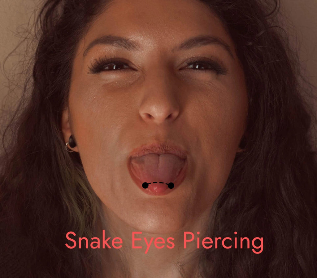 Snake Eyes Piercing: gevaar, kosten, genezing, pijn, sieraden, maten, risico's, zorg