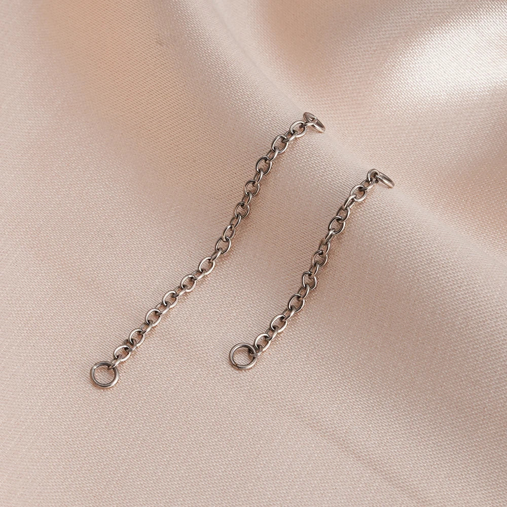 Nasallang piercing chain 0.5mm nose piercing chain 20mm 30mm 40mm 50mm ear piercing chain gold and silver