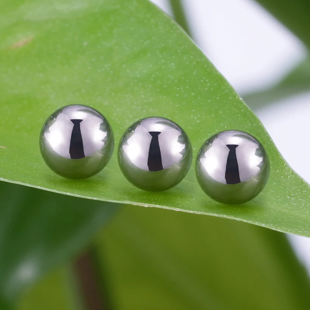 Piercing replacement balls 5 pieces titanium 16G 14G internally-threaded