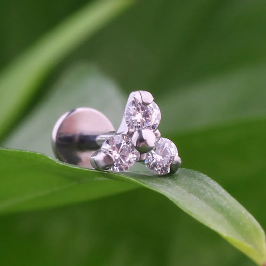Titanium diamond nose stud hotsell