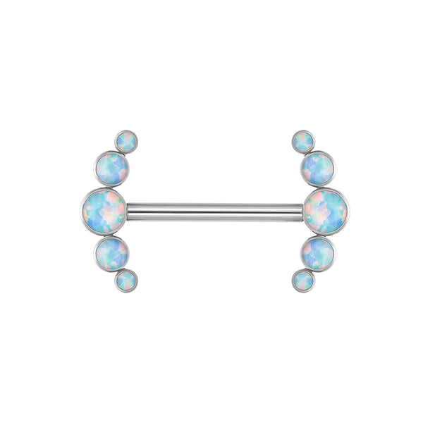 BODYA Coppia Simpatico Doppio Smalto Primavera Daisy Flower Capezzolo Barbell Ring Piercing Bar In Acciaio Inox 14g - Foto 13