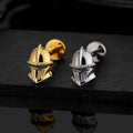 Helmet earring ancient roman helmet earring stud piercing spartan helmet cool and unique for men