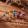 Hypoallergener Bauchnabelring in Pink, Lila, Silber, Gold, Blau Nabelring klassisch und kurz