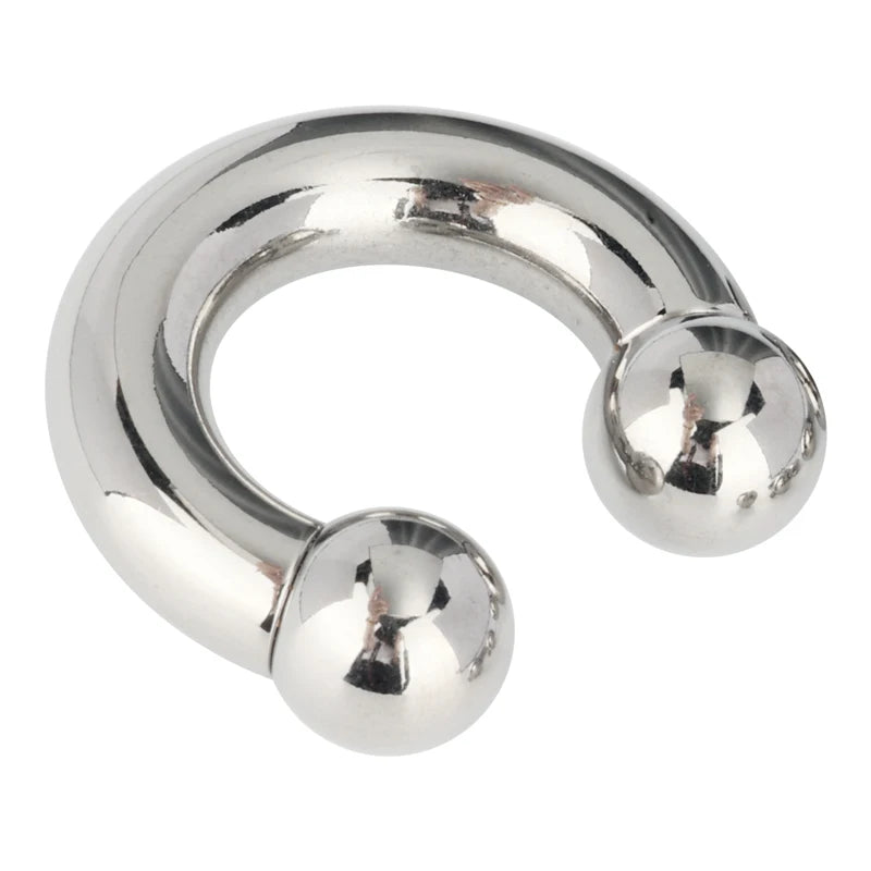 Large gauge septum piercing horseshoe barbells titanium large gauge earring 0G 2G 4G 6G 8G