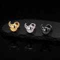 Devil piercing in black silver gold black piercing jewelry gothic piercing Halloween jewelry