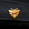 Bee earring stud in gold and silver bee nose stud honey bee piercing