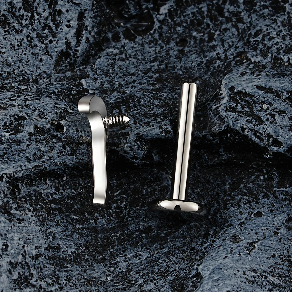 Orecchini A Perno In Argento Sterling S925 In Stile Gotico