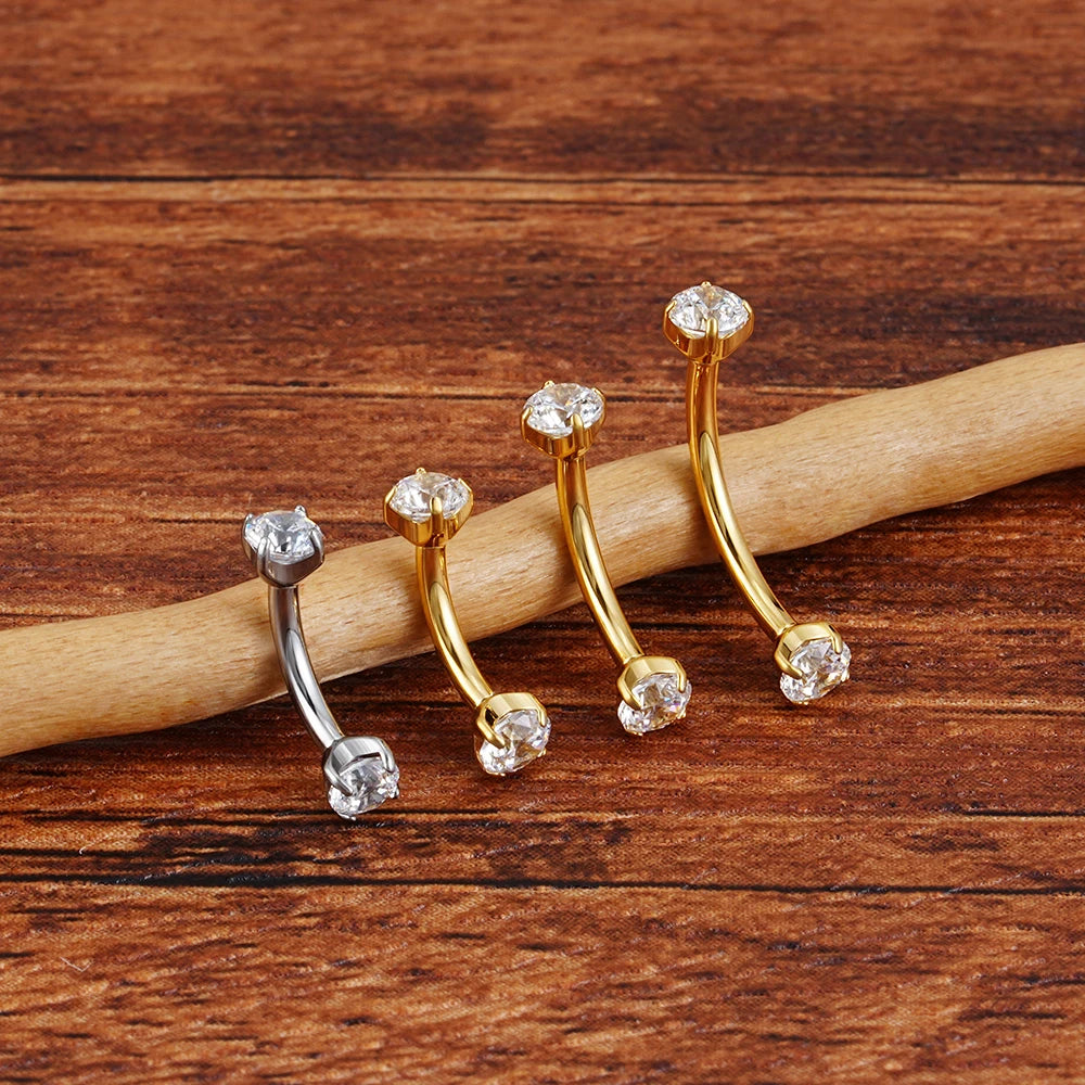 Eyebrow piercing diamond clearance