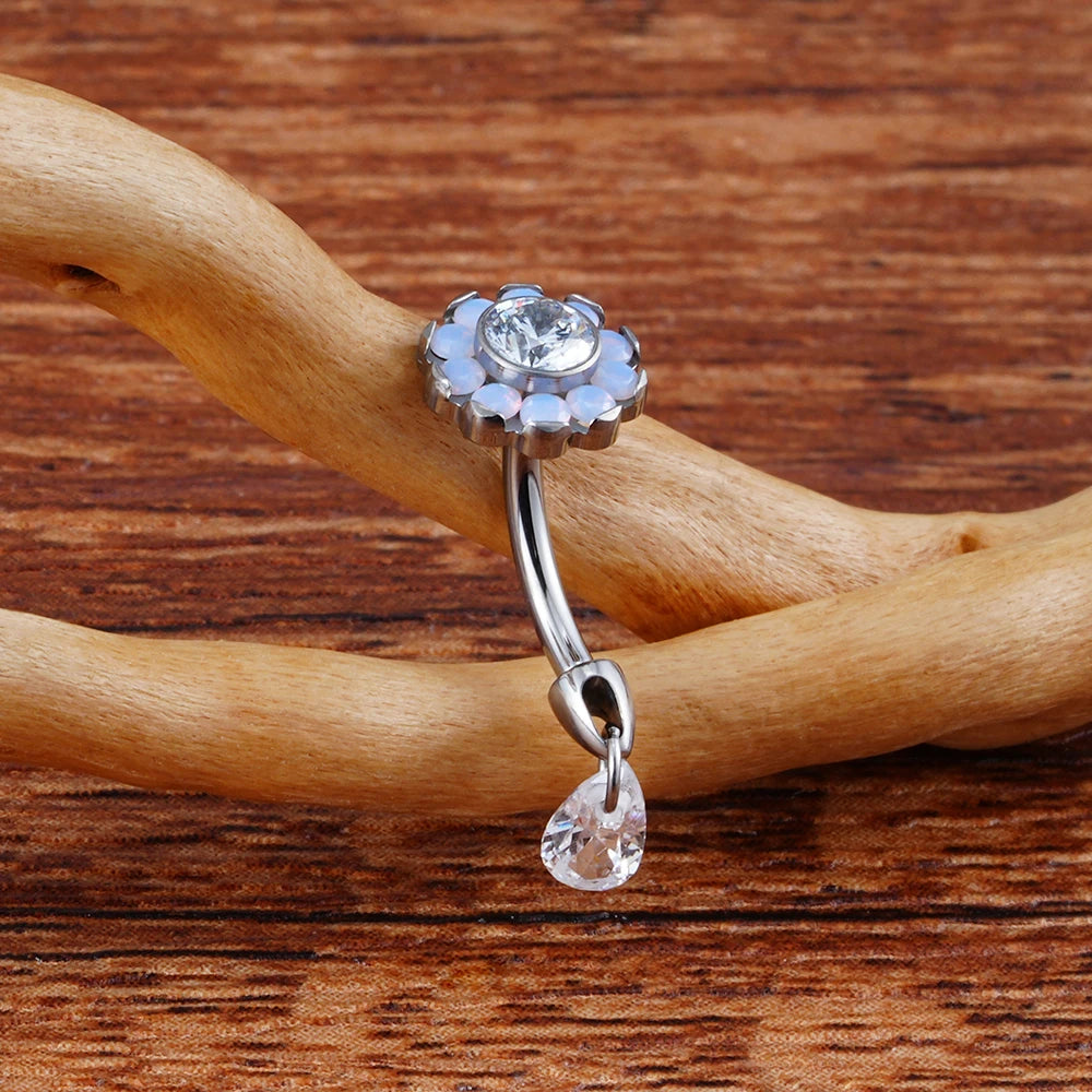【TATIANA】(Silver925) Flower Cubic Full Heart Earringピアス Designer fashion, Seoul-fully created | W Concept