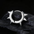 Huggie spike earring big and chunky cool spiky hoop earring spike cartilage piercing for guys