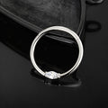 Sød septumring med klar marquise CZ-sten klikker septumring
