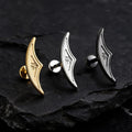 Black ear piercing stud mens ear piercing black stud Hidden Helix earring