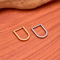 Anneau de septum en forme de U, petit anneau de piercing simple et uni en titane