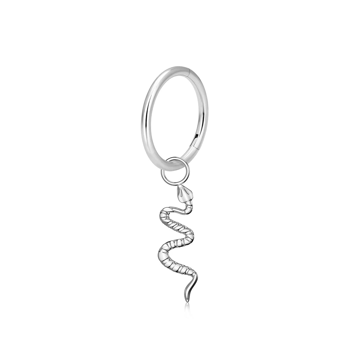 Snake conch earring silver conch earring 12mm conch hoop 10mm 8mm