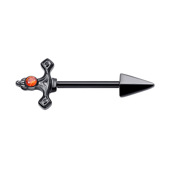 Swordnippleringsblackgoldsilve